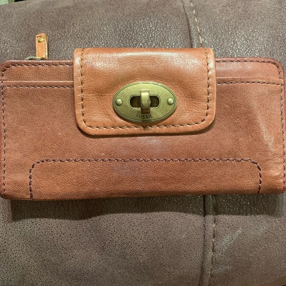 Fossil leather wallet